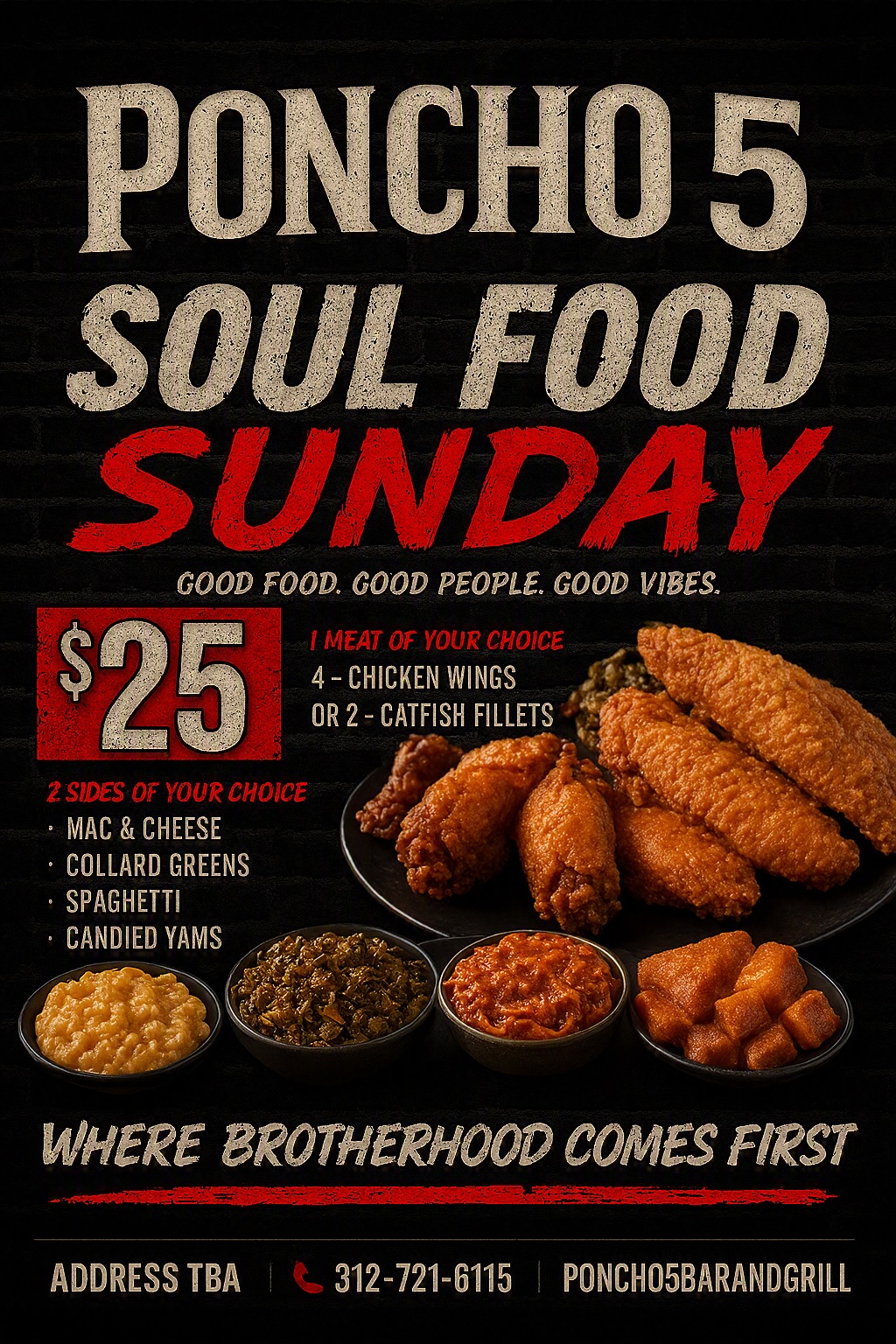 Soul Food Sunday flyer